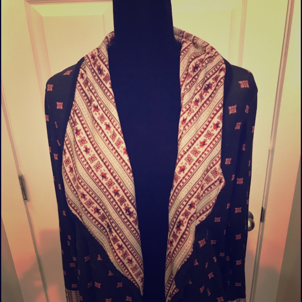 Anthropologie flowy jacket/ wrap